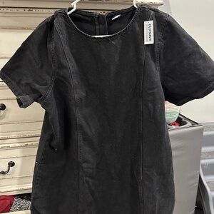 Old Navy Black Denim Top